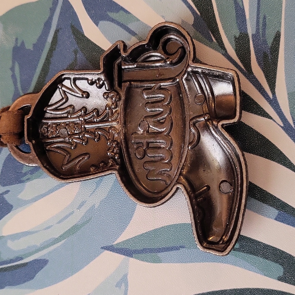 Justin Silver Boot Keychain - Picture 4 of 4
